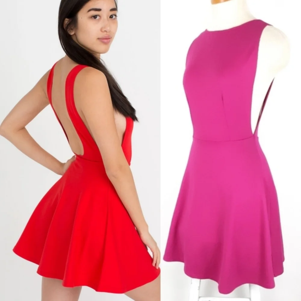 American Apparel | Ponte Sleeveless Skater Dress